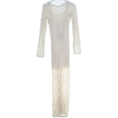Maxikjole (Cochet Straight Maxi Dress) fra NA-KD Bomuld, Polyester, Elastan