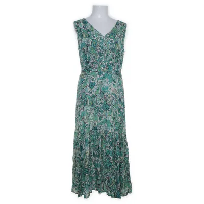 Maxi dress (Green, Beige) from Zero Viscose