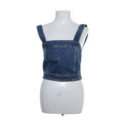 Crop top (Blauw) van Sézane Katoen, Elastaan