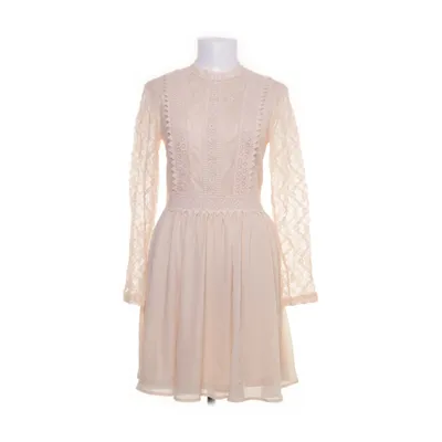 Jurk (Lace Anglaise LS Mini Dress) van NA-KD Polyester