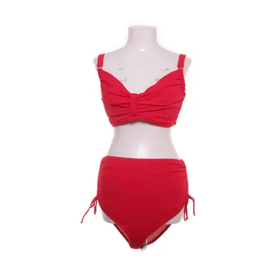 Bikini (Rood) van Swim by Zizzi Elastaan, Polyamide