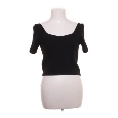 Crop top (Svart) från Lindex Bomull, Elastan