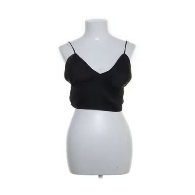 Crop top (Zwart) van Most Wanted Polyester