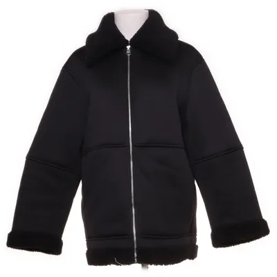 Shearling jacket (Black) from Arket Polyester, Cotton