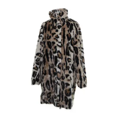 Fur jacket (Multicolored) from Lindex Acrylic, Polyester