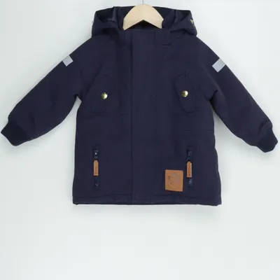 Winter jacket (Blue) from Mini Rodini Fur, Polyamide, Polyester