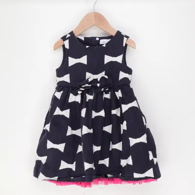 Jurk (Blauw, Meerkleurig) van BabyGap Katoen, Linnen, Polyester