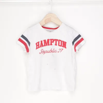 T-shirt (Vit) från Hampton Republic Bomull