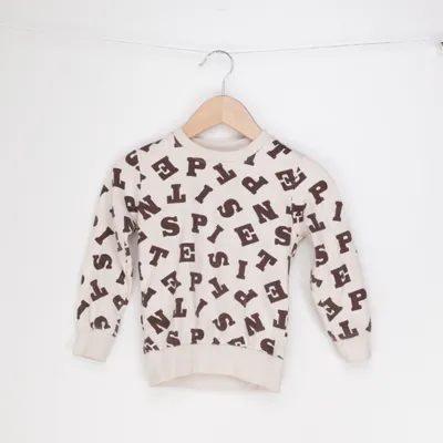 Sweatshirt (Beige, Meerkleurig) van Zeeman Katoen, Polyester