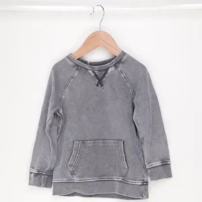 Collegetröja (Grå) från H&M Polyester, Elastan, Bomull