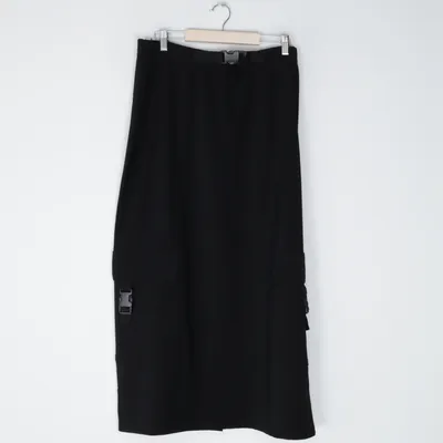 Långkjol (Svart) från B.B Elastan, Polyester