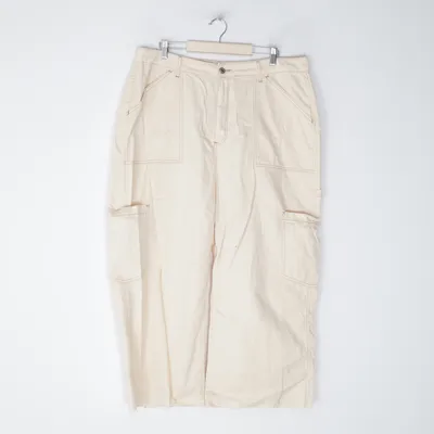 Cargobyxor (Beige) från Denim Co Bomull