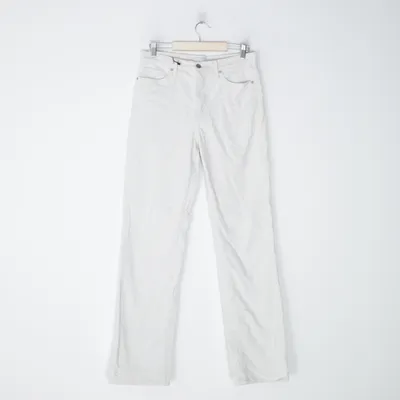 Fløjlsbukser (Hvid) fra Uniqlo Jeans Elastan, Bomuld
