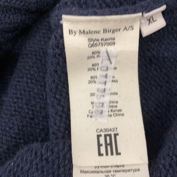 Strickpullover Blau von By Malene Birger Sellpy