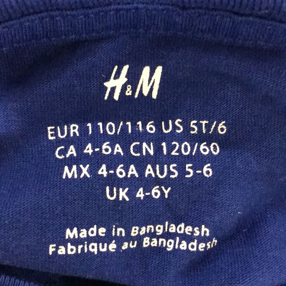 Long sleeve T-shirt (Blue) from H&M | Sellpy