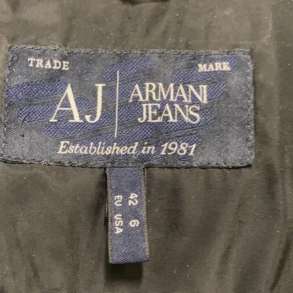 Armani jeans established outlet 1981