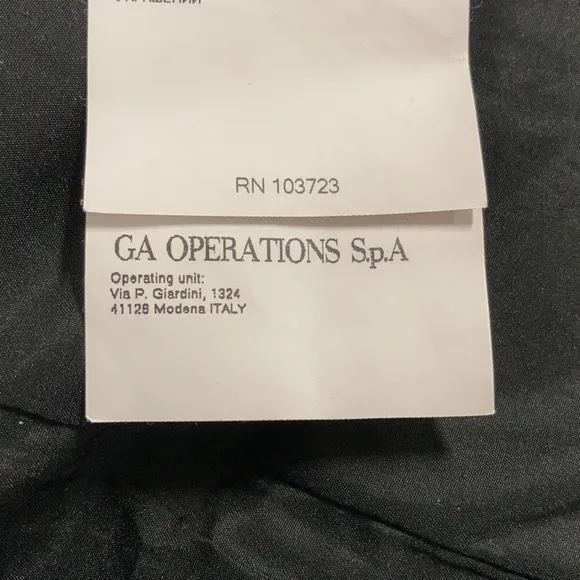 ga operations spa armani