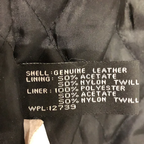 Charles klein 2024 black leather jacket