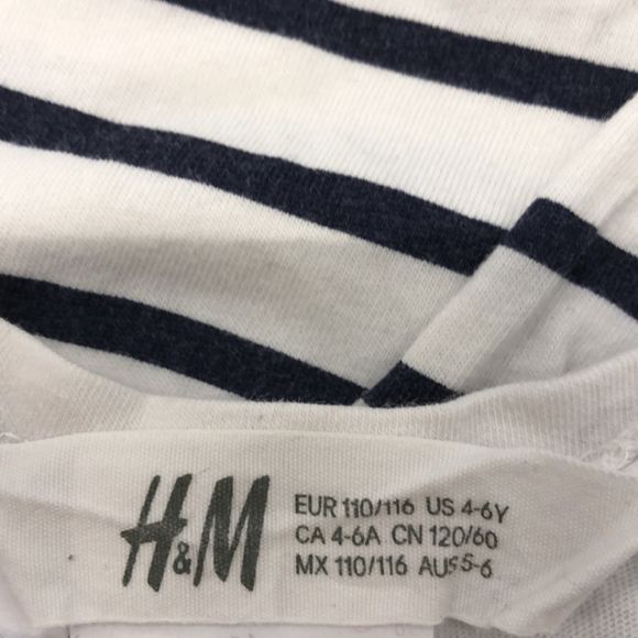 Dress (White, Blue) from H&M | Sellpy