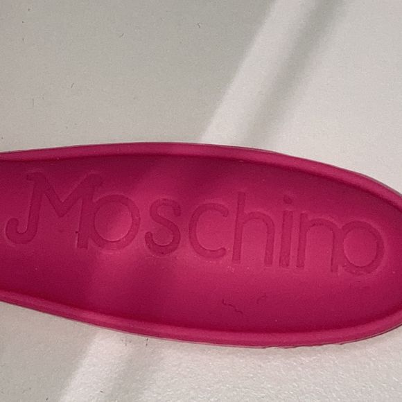 Moschino Pink Rubber Mirror iPhone 5 Case Moschino