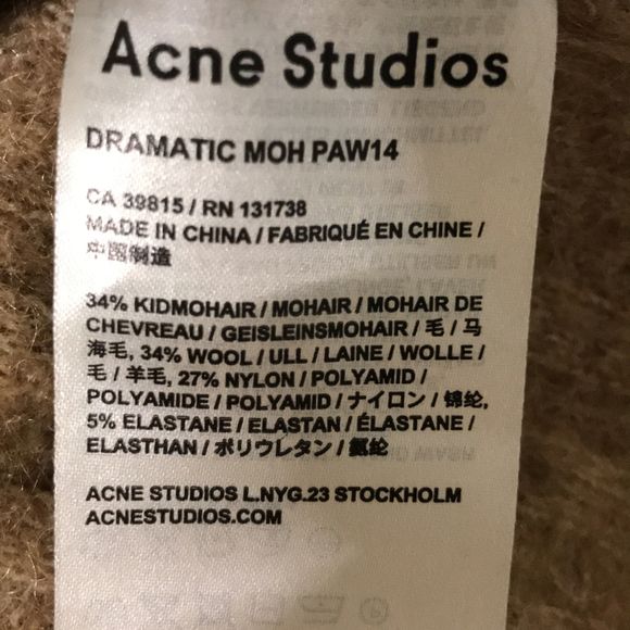 Sweater (Dranmatic Moh Paw14) from Acne Studios | Sellpy
