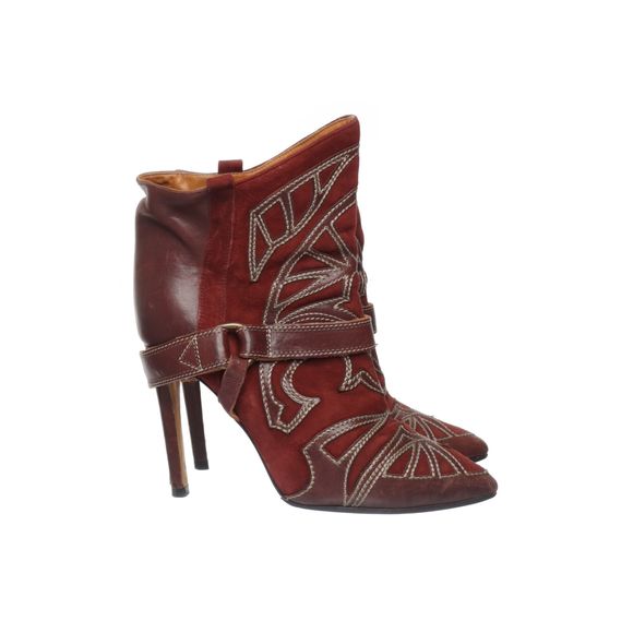 Isabel marant boots outlet red