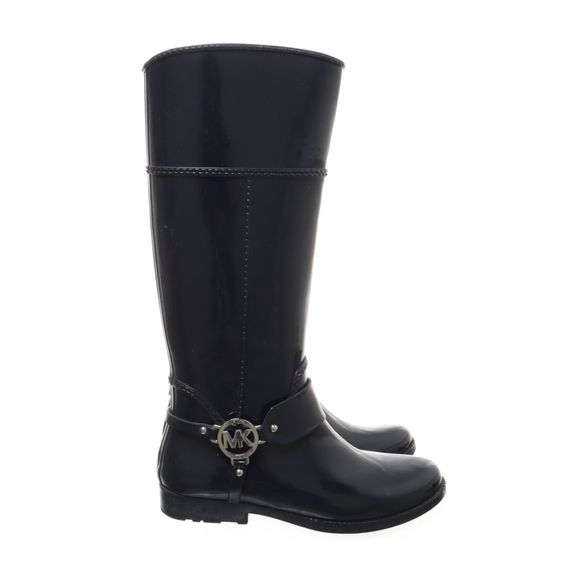 Michael kors black sales rubber boots