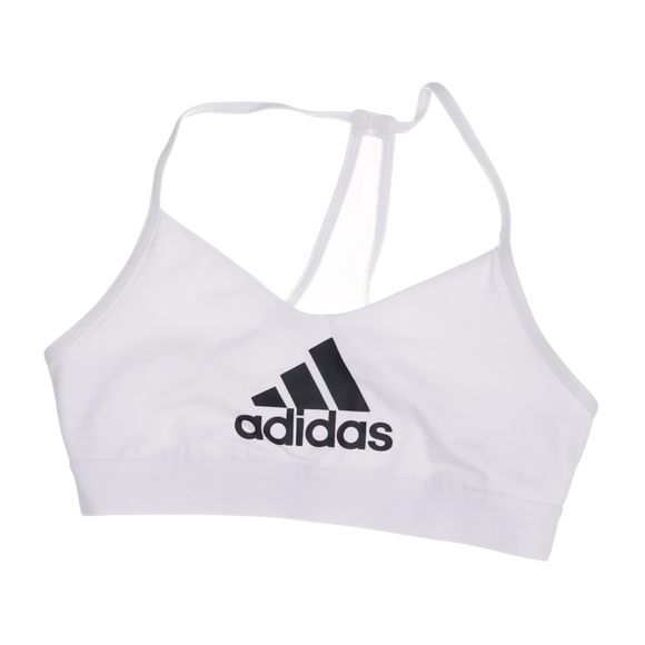 Sports bra (White, Black) from Adidas