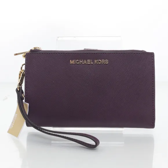 Purple michael best sale kors wallet