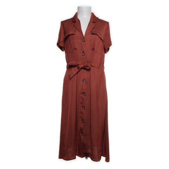 Robe chemise Rouge Marron de Promod Sellpy