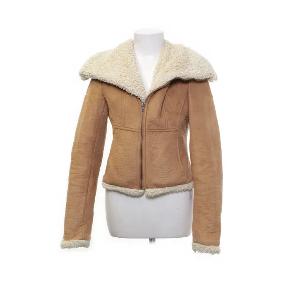 Sheepskin on sale jacket zara