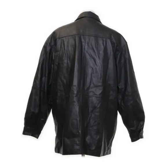 Charles klein shop black leather jacket