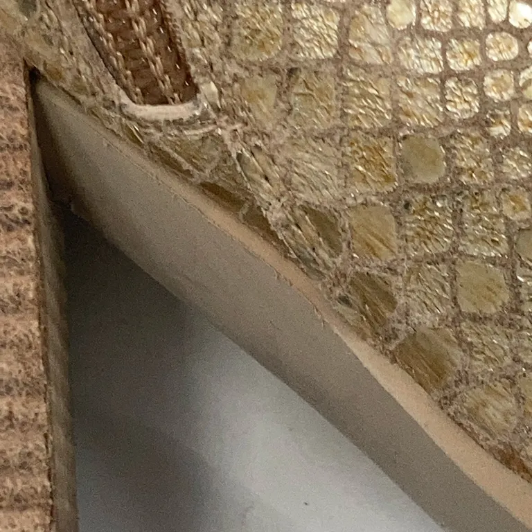 Bottes à talons (Beige, Or) de Zinda - Usé - Bas