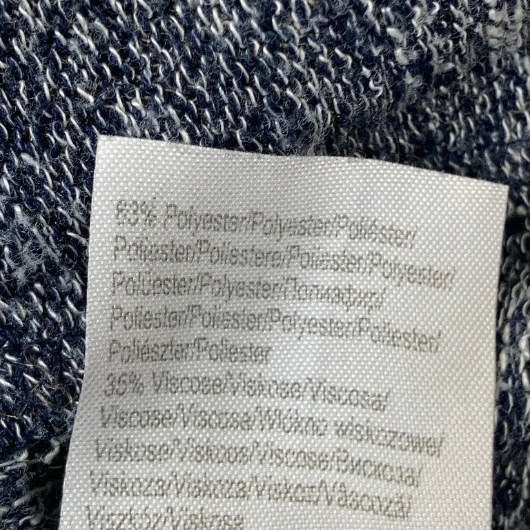 Tröja (Blå, Flerfärgad) från VILA Polyester, Viskos - Materialetikett