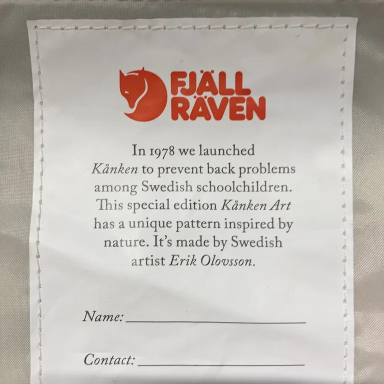 Ryggsäck (Kånken Art) från Fjällräven Polyester, Bomull - Varumärke