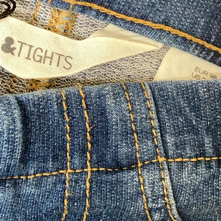 Treggings (Blå) från Tights Elastan, Bomull - Varumärke