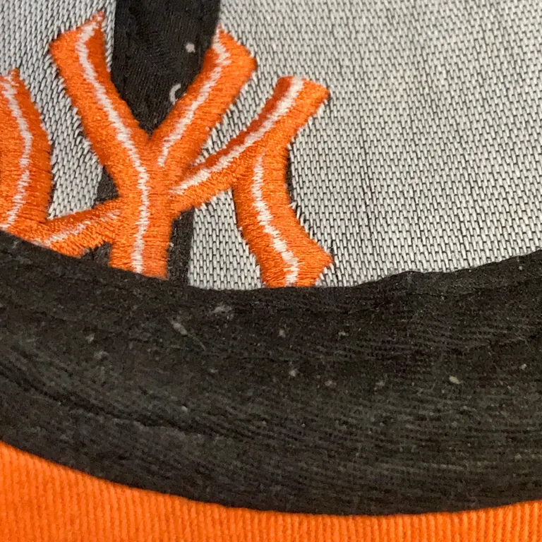 Keps (Orange, Svart) från New York Yankees - Nopprig - Insida