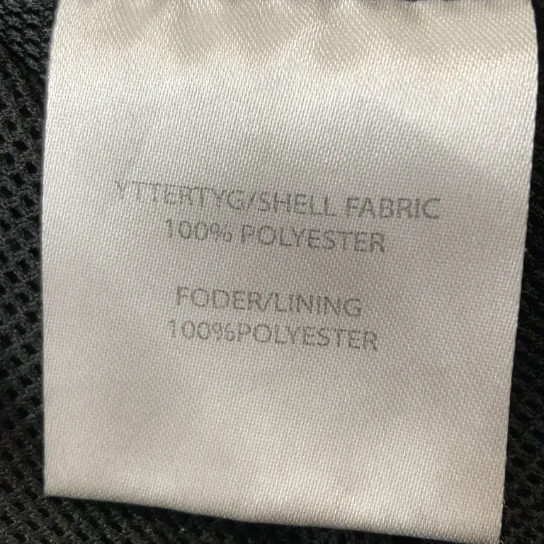 Jacka (Svart, Flerfärgad) från Chaps & Friends Polyester - Materialetikett