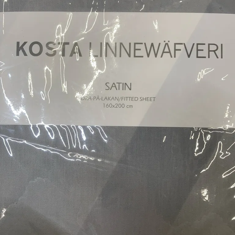Dra-på-lakan (Grå) från Kosta Linnewäfveri Bomull - Varumärke