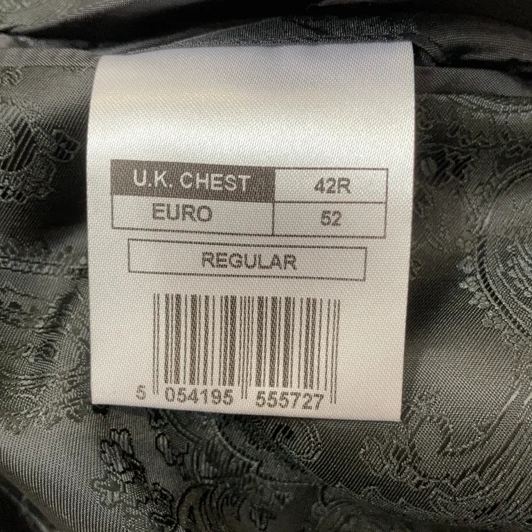 Kostym (Svart) från Occasion Polyester, Viskos - sizeAltSuffix