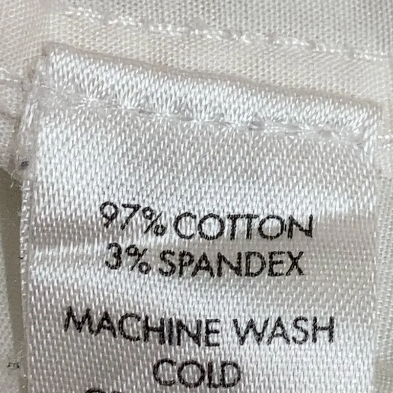 Skjorta (Vit) från Calvin Klein Bomull, Elastan - Materialetikett