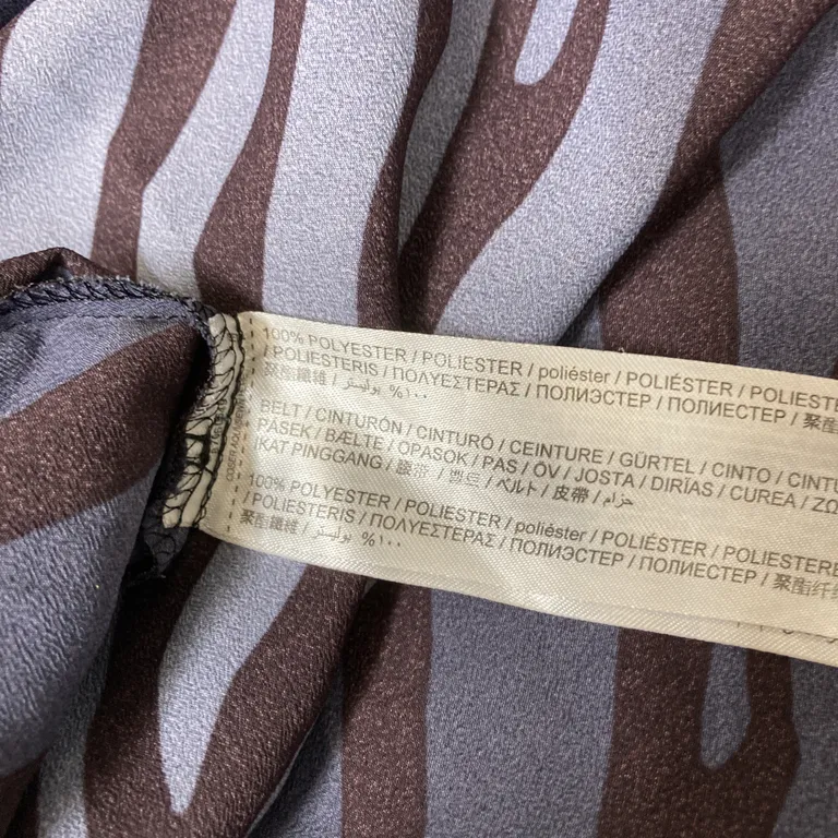 Klänning (Lila) från Mango Polyester - Materialetikett