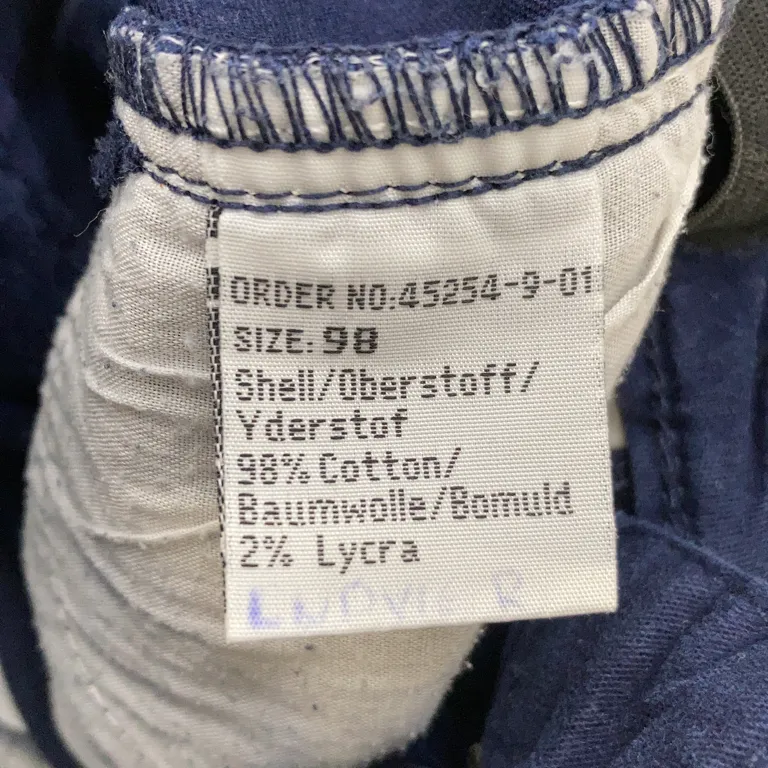 Jeans (Blå) från Rebus Jeans Elastan, Bomull - Materialetikett