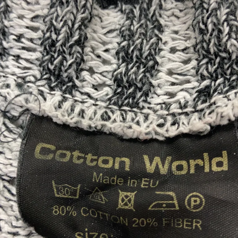 Bolero (Svart, Vit) från Cotton World Corp Bomull - Varumärke