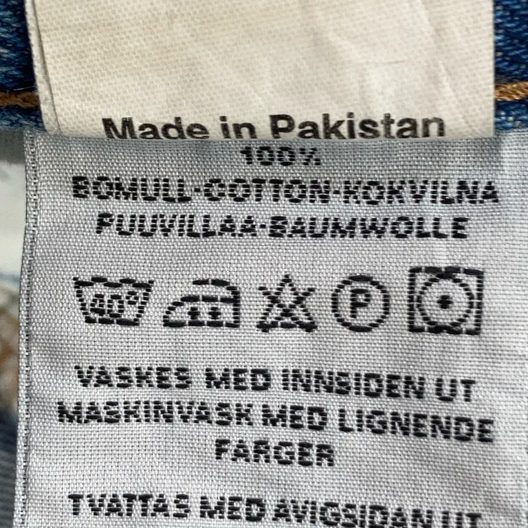 Jeans (Blå) från Mc Gordon Bomull - Materialetikett