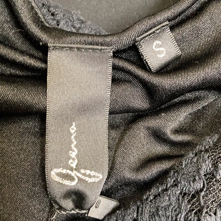 Klänning (Svart) från Jeans Bomull, Polyamid, Elastan, Polyester - Varumärke