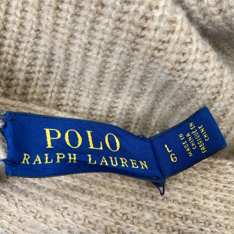 Kofta (Brun) från Polo Ralph Lauren Merinoull, Kashmir - Varumärke
