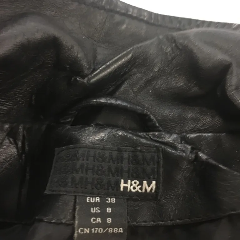 Skinnjacka (Svart) från H&M Skinn - undefinedAltSuffix