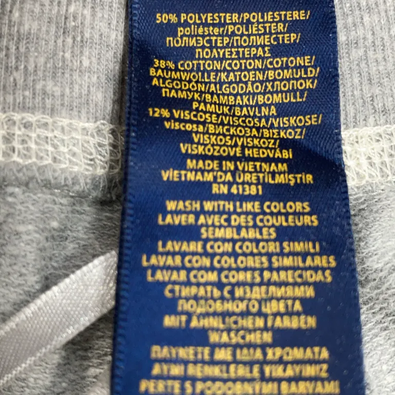 Mjukisbyxor (Grå) från Polo Ralph Lauren Bomull, Polyester, Viskos - Materialetikett