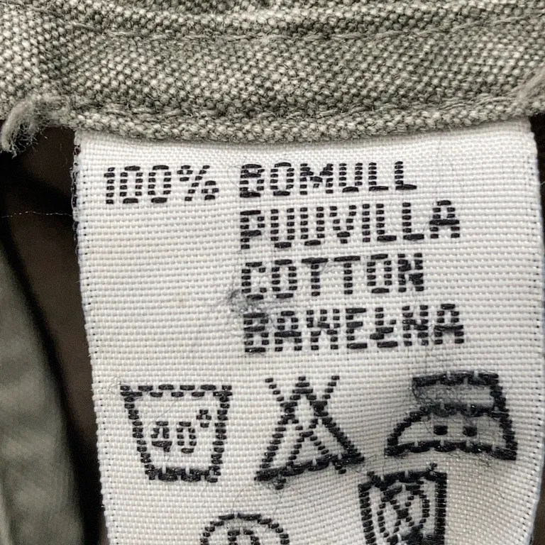 Cargoshorts (Grön) från KappAhl Bomull - Materialetikett